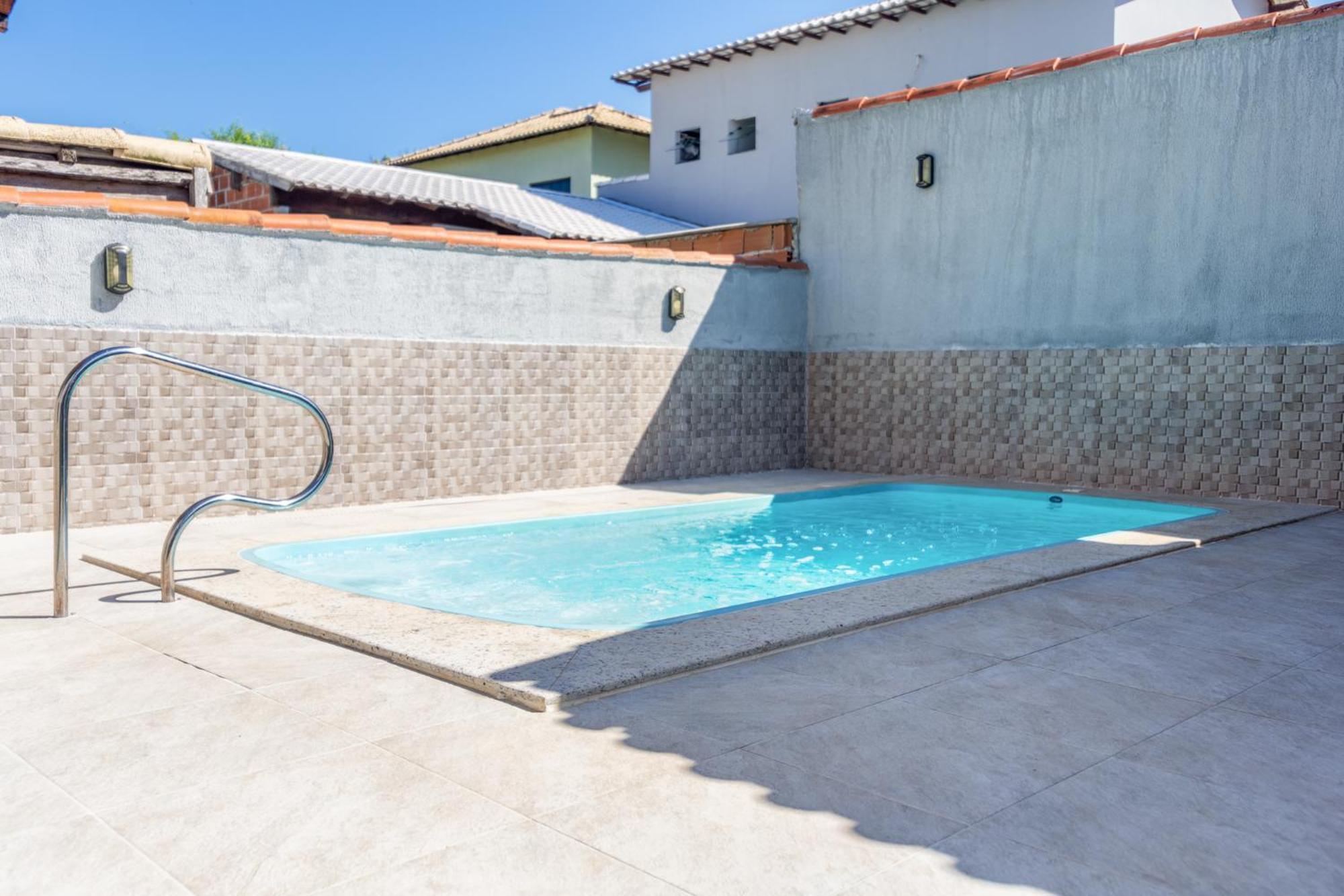 Refugio Tropical Casa De Praia Com Piscina Aquecida E 4 Suites E Garagem 3 Carros, 800 Mtrs Da Praia Internet 700 Mbps, Condominio Privado Com Pista De Skate , Quadra De Futevolei , Campos E Quadras De Futebol! Cabo Frio Eksteriør billede