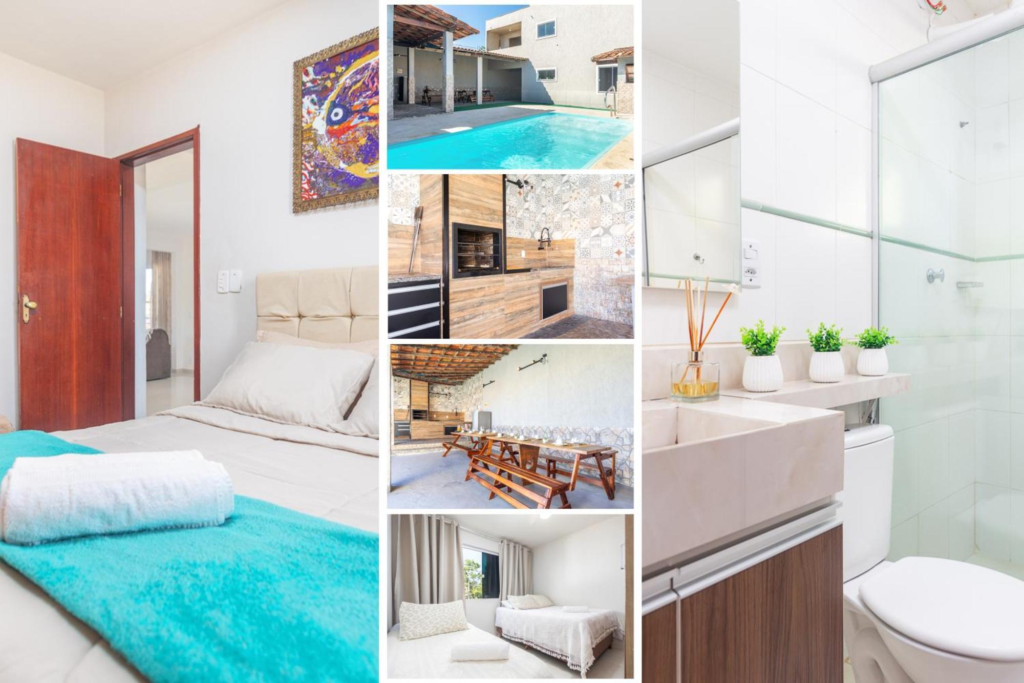 Refugio Tropical Casa De Praia Com Piscina Aquecida E 4 Suites E Garagem 3 Carros, 800 Mtrs Da Praia Internet 700 Mbps, Condominio Privado Com Pista De Skate , Quadra De Futevolei , Campos E Quadras De Futebol! Cabo Frio Eksteriør billede